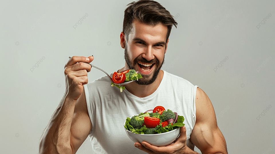 Man_Eating_Salad